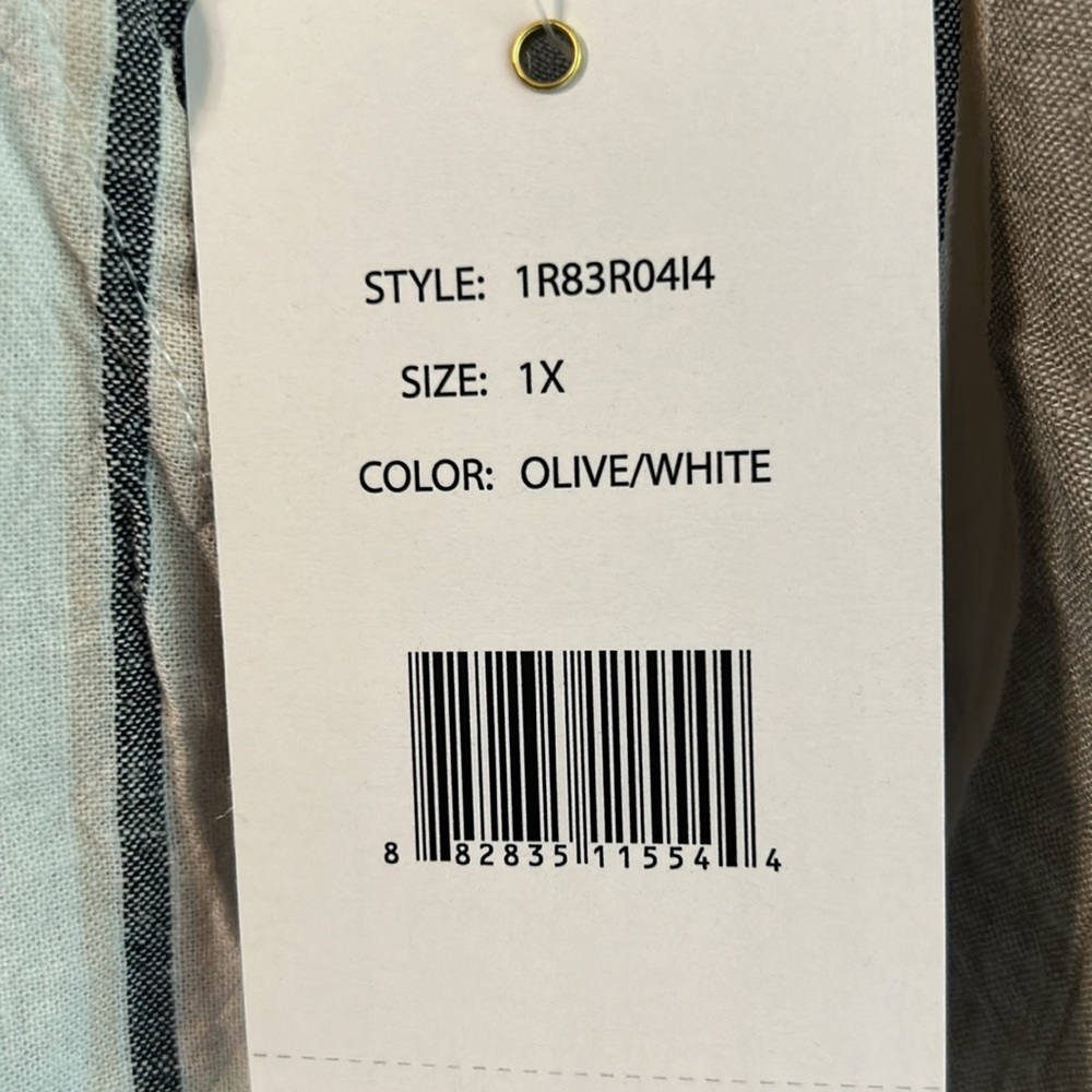 Zac & Rachel olive/ white stripe - Picture 9 of 11